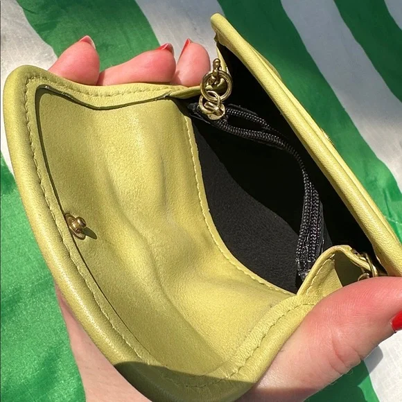 Vintage Coach 7219 kiwi Multifunction Purse Wallet - Picture 7 of 9